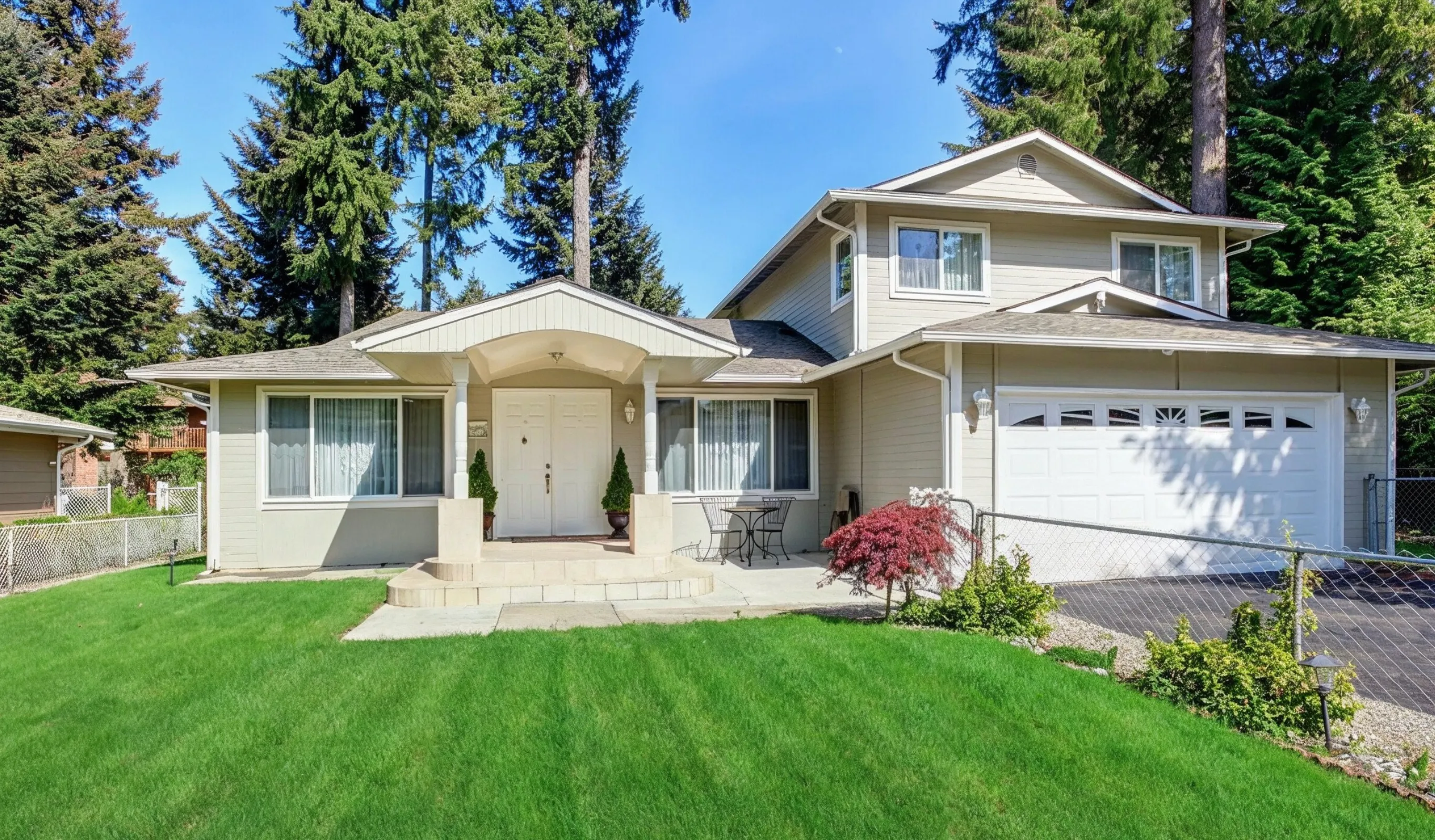 After view of a Los Angeles room addition project with expanded living space, improved home layout, connected garage area, updated exterior design, and seamless residential expansion